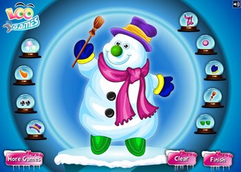 Одень снеговика (Dress up snowman)